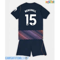 Camisa de time de futebol Tottenham Hotspur Lucas Bergvall #15 Replicas 2º Equipamento Infantil 2026-27 Manga Curta (+ Calças curtas)